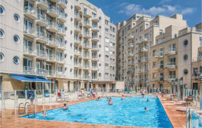 Beautiful apartment in Oostende with Outdoor swimming pool, WiFi and 1 Bedrooms #358